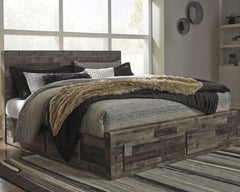 Derekson Benchcraft Bed with 4 Storage Drawers image