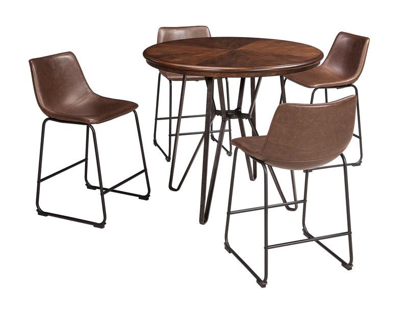 Centiar Signature Design Counter Height 5-Piece Dining Room Set image