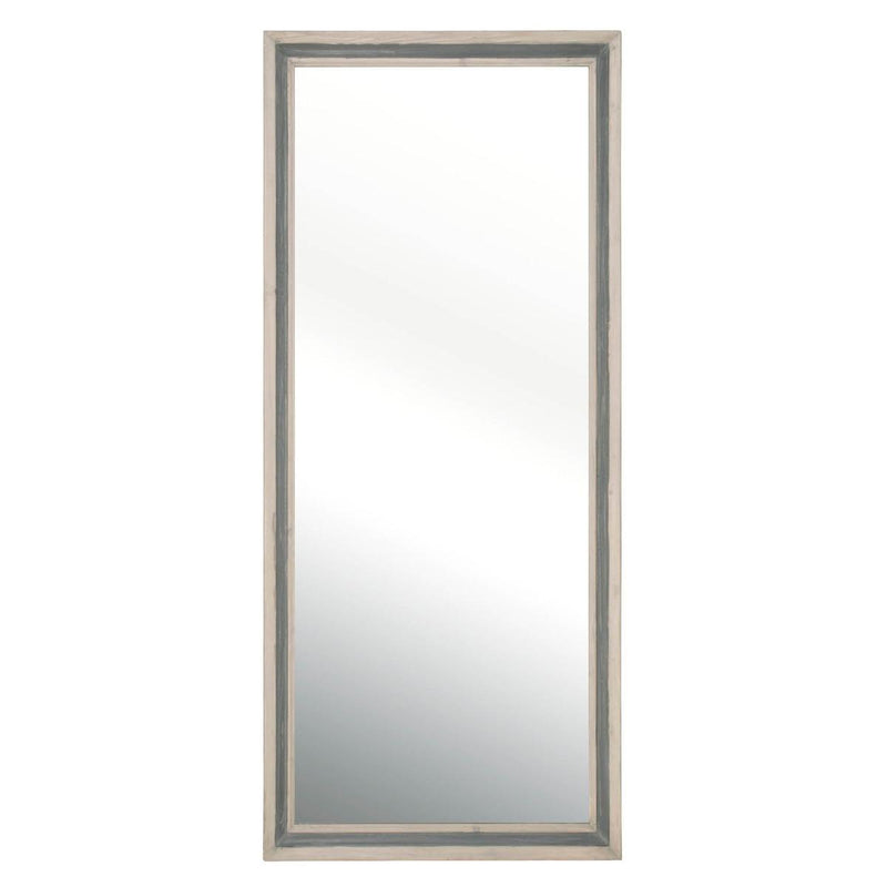 Essentials For Living Bella Antique Caden Mirror in Cream Elm/Gray Pine image