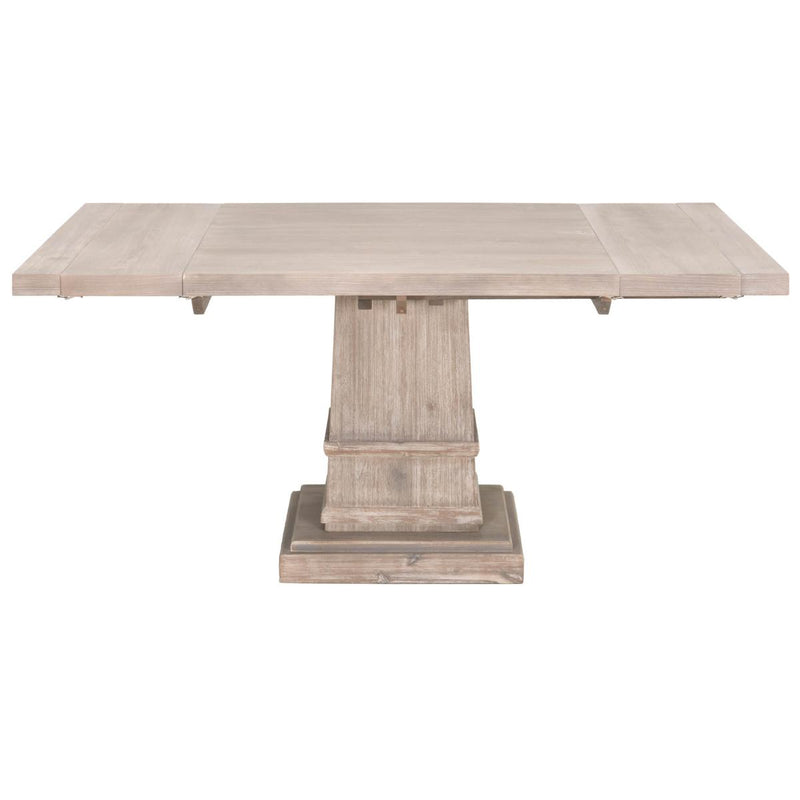 Essentials For Living Traditions Hudson 44" Square Extension Dining Table in Natural Gray image