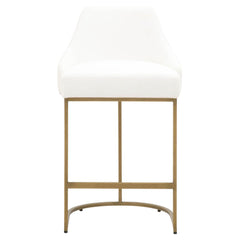 Essentials For Living Traditions Parissa Counter Stool (Set of 2) in Peyton-Pearl/Brushed Gold image