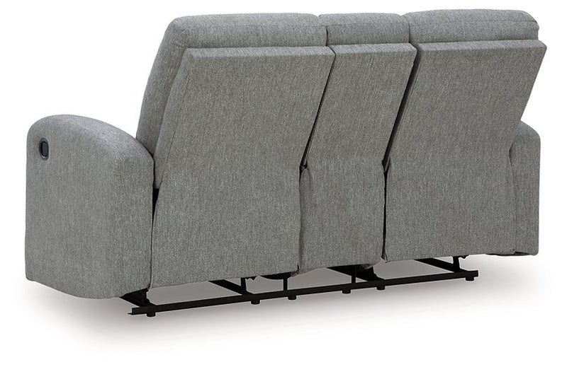 Gauntlet Reclining Loveseat with Console - Sanctuary Home Furnishings (CA)*