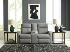 Gauntlet Reclining Loveseat with Console - Sanctuary Home Furnishings (CA)*
