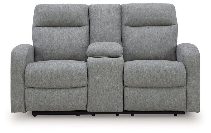 Gauntlet Reclining Loveseat with Console - Sanctuary Home Furnishings (CA)*