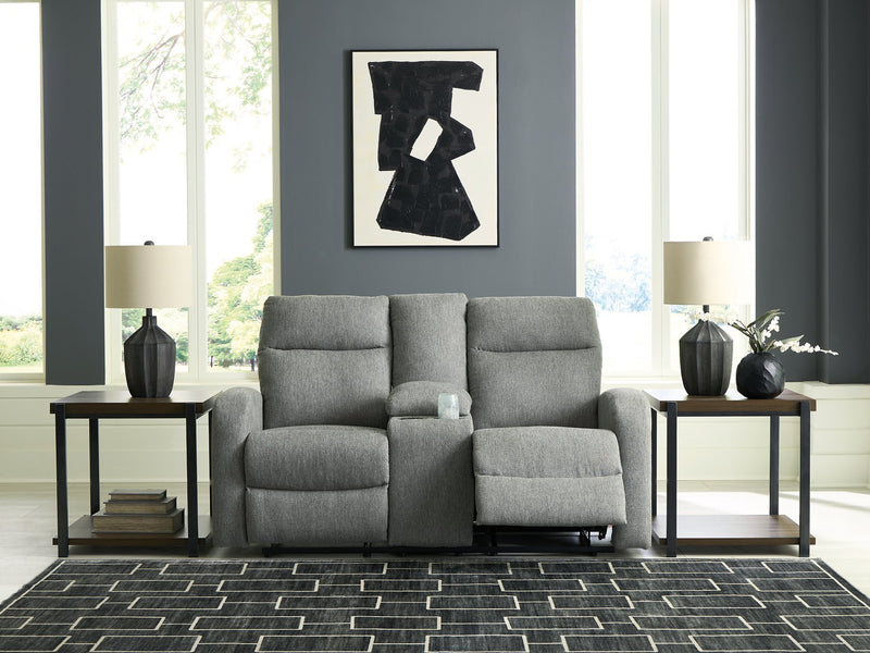 Gauntlet Reclining Loveseat with Console - Sanctuary Home Furnishings (CA)*