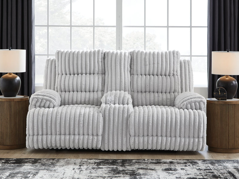 Rhines Falls Power Reclining Loveseat with Console - Sanctuary Home Furnishings (CA)*