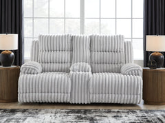 Rhines Falls Power Reclining Loveseat with Console - Sanctuary Home Furnishings (CA)*