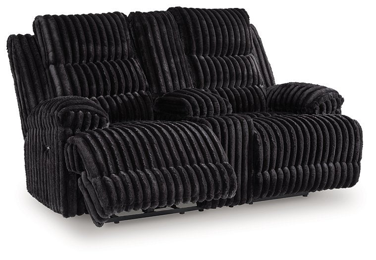 Rhine Falls Reclining Loveseat with Console - Sanctuary Home Furnishings (CA)*