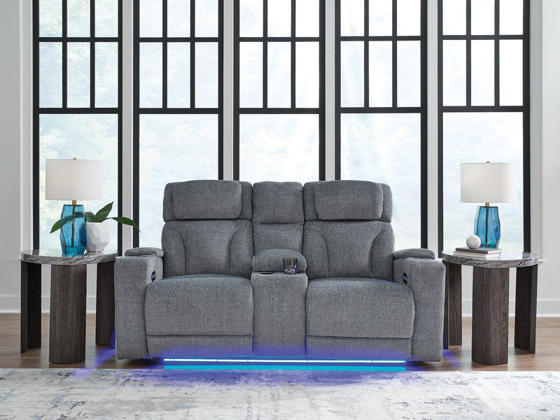Studio Cave Power Reclining Loveseat with Console - Sanctuary Home Furnishings (CA)*