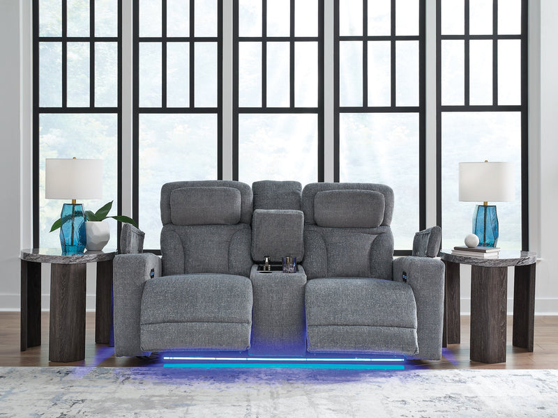 Studio Cave Power Reclining Loveseat with Console - Sanctuary Home Furnishings (CA)*