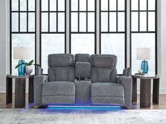 Studio Cave Power Reclining Loveseat with Console - Sanctuary Home Furnishings (CA)*