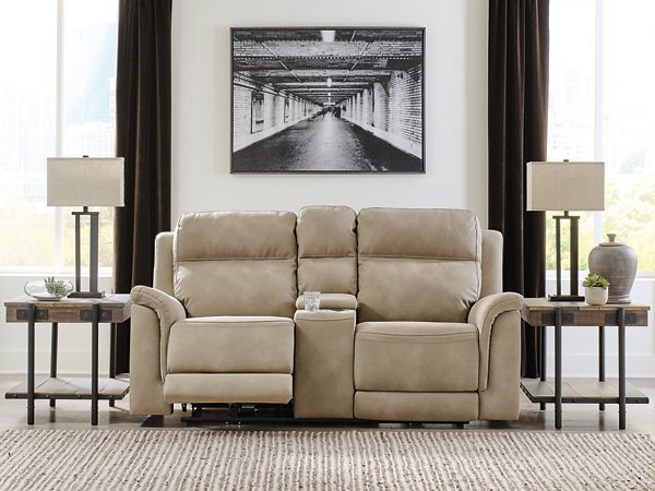 Next-Gen DuraPella Power Reclining Loveseat with Console - Sanctuary Home Furnishings (CA)*