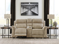 Next-Gen DuraPella Power Reclining Loveseat with Console - Sanctuary Home Furnishings (CA)*
