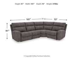 Next-Gen DuraPella Power Reclining Sectional - Sanctuary Home Furnishings (CA)*