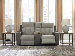 WhipLash Power Reclining Loveseat with Console - Sanctuary Home Furnishings (CA)*