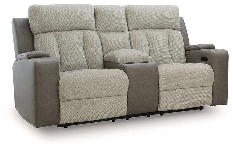 WhipLash Power Reclining Loveseat with Console - Sanctuary Home Furnishings (CA)*