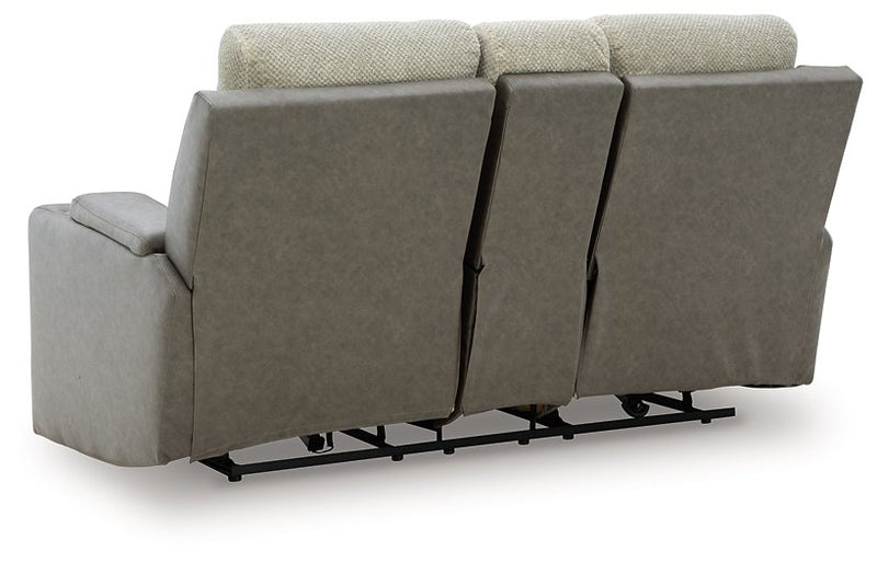 WhipLash Power Reclining Loveseat with Console - Sanctuary Home Furnishings (CA)*