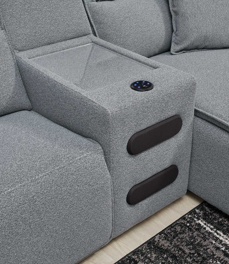 Modmax Power Reclining Sectional with Chaise - Sanctuary Home Furnishings (CA)*