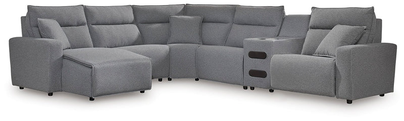 ModMax II Reclining Sectional with Chaise and Audio Console - Sanctuary Home Furnishings (CA)*