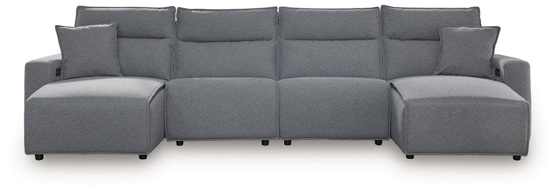 Modmax Power Reclining Sectional with Chaise - Sanctuary Home Furnishings (CA)*