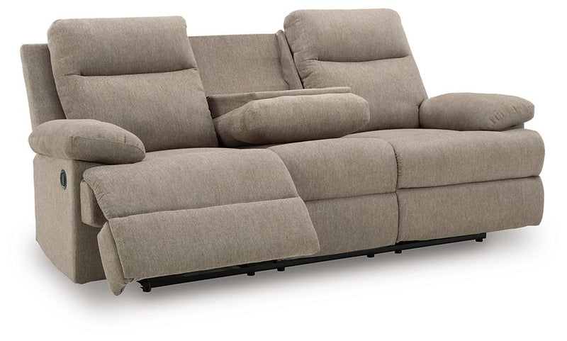 Side-Swipe Reclining Sofa with Drop Down Table - Sanctuary Home Furnishings (CA)*