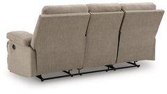 Side-Swipe Reclining Sofa with Drop Down Table - Sanctuary Home Furnishings (CA)*