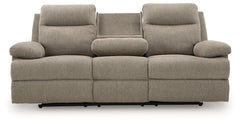 Side-Swipe Reclining Sofa with Drop Down Table - Sanctuary Home Furnishings (CA)*