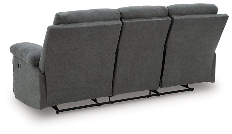 Side-Swipe Reclining Sofa with Drop Down Table - Sanctuary Home Furnishings (CA)*