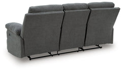 Side-Swipe Reclining Sofa with Drop Down Table - Sanctuary Home Furnishings (CA)*