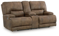 Beckley Place Power Reclining Loveseat with Console - Sanctuary Home Furnishings (CA)*