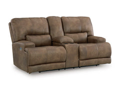 Beckley Place Power Reclining Loveseat with Console - Sanctuary Home Furnishings (CA)*