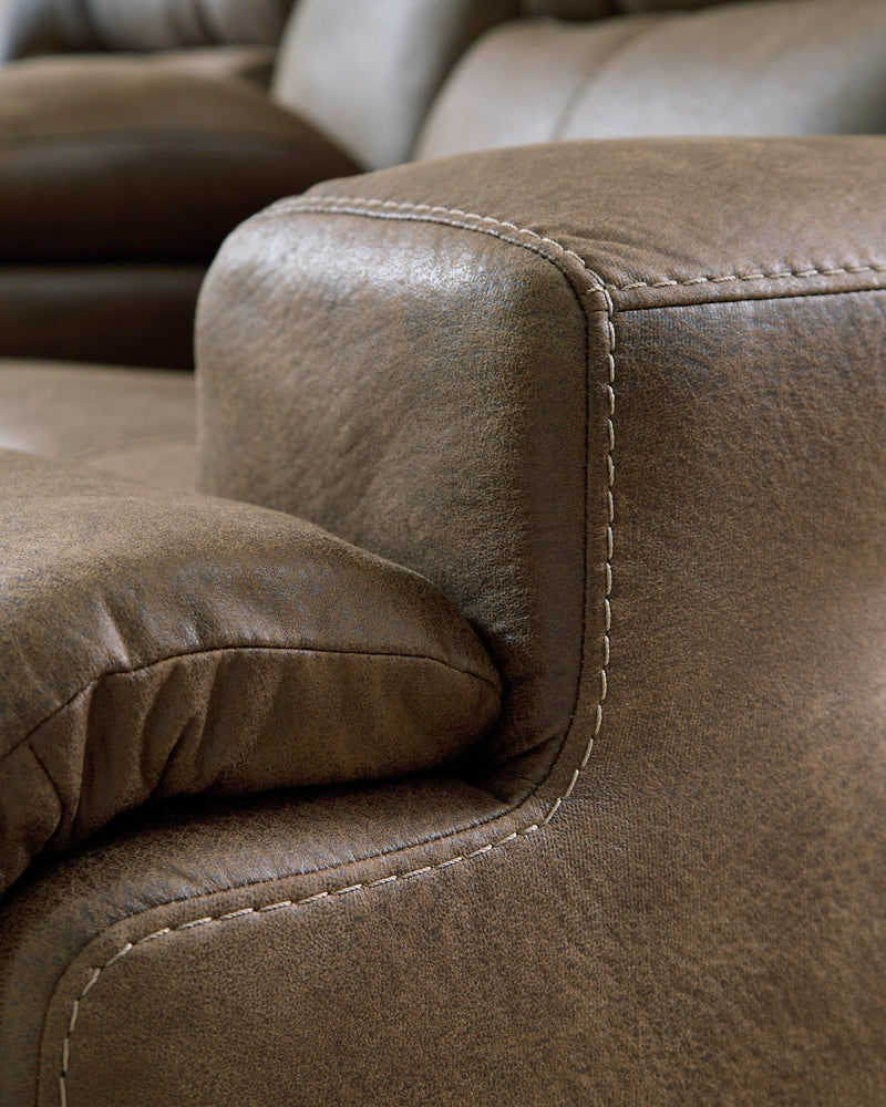Beckley Place Power Reclining Loveseat with Console - Sanctuary Home Furnishings (CA)*