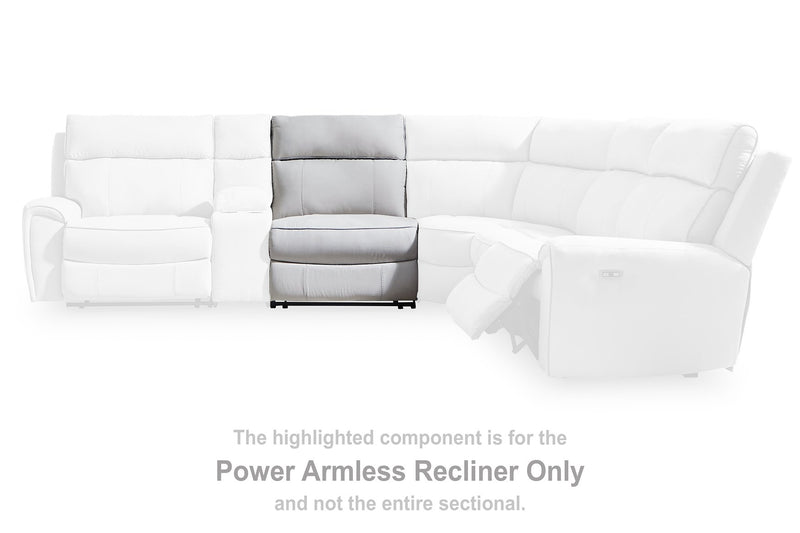 Social Pointe Reclining Sectional with Storage Console - Sanctuary Home Furnishings (CA)*