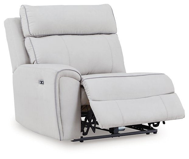 Social Pointe Reclining Sectional with Storage Console - Sanctuary Home Furnishings (CA)*