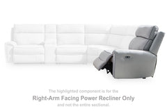 Social Pointe Reclining Sectional with Storage Console - Sanctuary Home Furnishings (CA)*