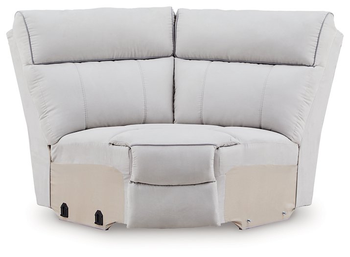 Social Pointe Reclining Sectional with Storage Console - Sanctuary Home Furnishings (CA)*