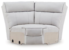 Social Pointe Reclining Sectional with Storage Console - Sanctuary Home Furnishings (CA)*