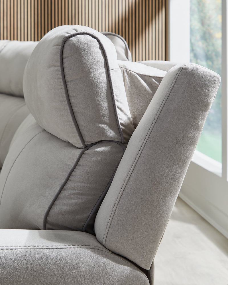 Social Pointe Reclining Sectional with Storage Console - Sanctuary Home Furnishings (CA)*