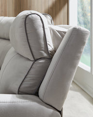 Social Pointe Reclining Sectional with Storage Console - Sanctuary Home Furnishings (CA)*