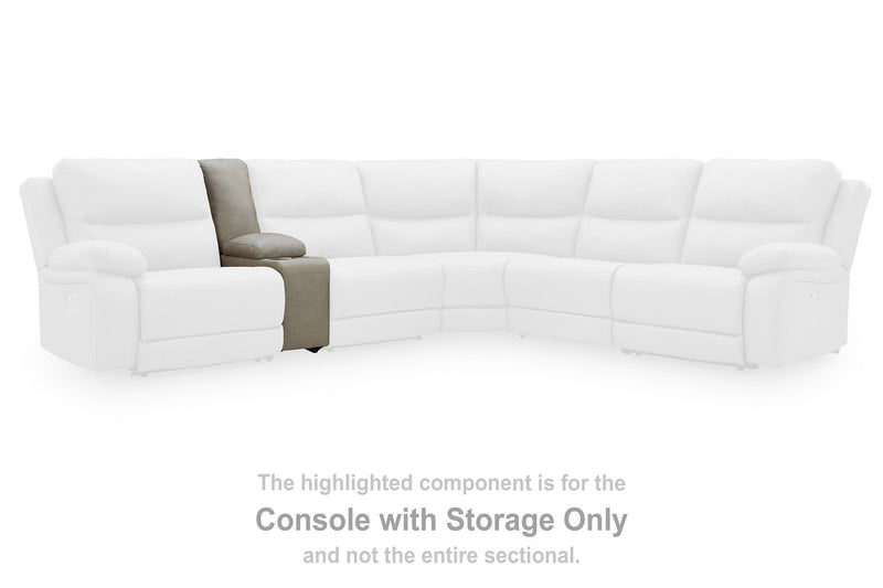 Narwhal Place Reclining Sectional with Storage Console - Sanctuary Home Furnishings (CA)*