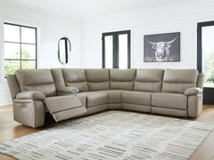 Narwhal Place Reclining Sectional with Storage Console - Sanctuary Home Furnishings (CA)*