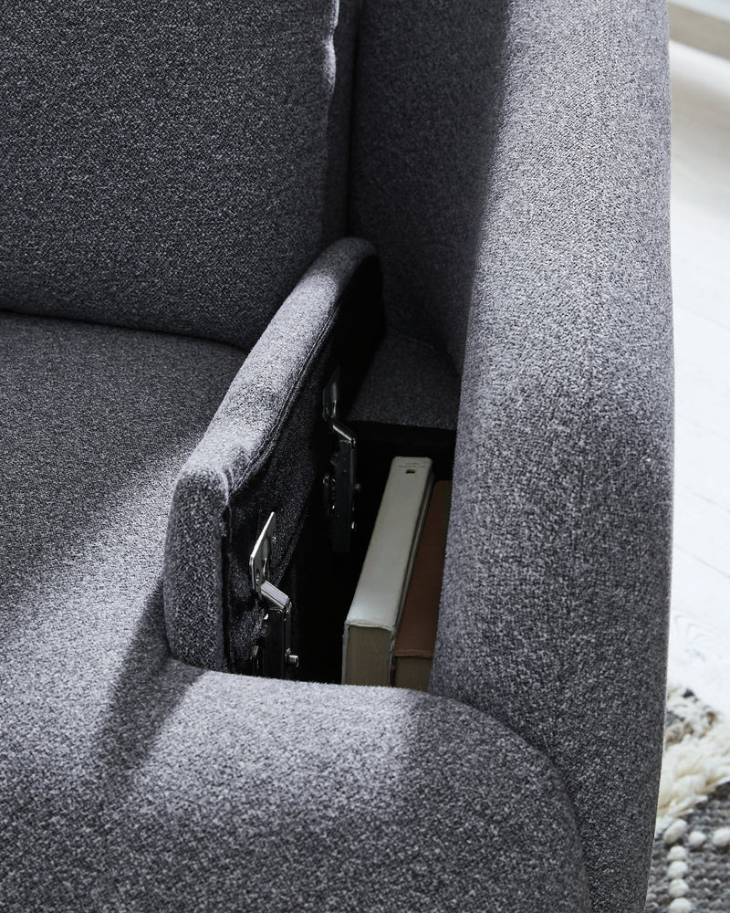 Alainmont Next-Gen Nuvella Swivel Power Recliner - Sanctuary Home Furnishings (CA)*