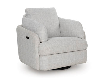 Alainmont Next-Gen Nuvella Swivel Power Recliner - Sanctuary Home Furnishings (CA)*