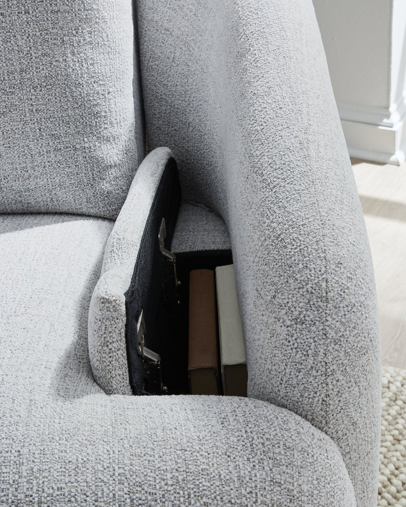 Alainmont Next-Gen Nuvella Swivel Power Recliner - Sanctuary Home Furnishings (CA)*