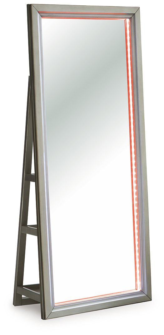 Evesen Floor Standing Mirror/Storage - Sanctuary Home Furnishings (CA)*