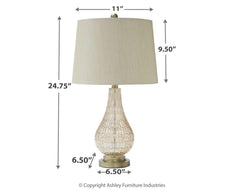 Latoya - Glass Table Lamp (1/cn)