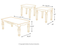North Shore - Occasional Table Set (3/cn)