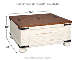 Wystfield - Cocktail Table With Storage