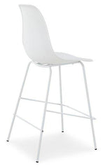 Forestead White Counter Height Bar Stool