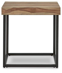 Bellwick Natural/Black End Table